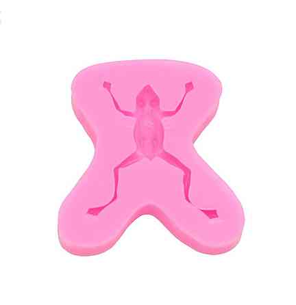 Силіконова форма Жаба 36 на 37 мм рожевий Київ