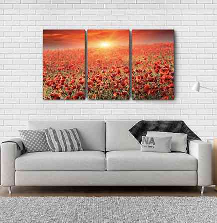 Модульна картина Природа Маки Art-65_3А Київ