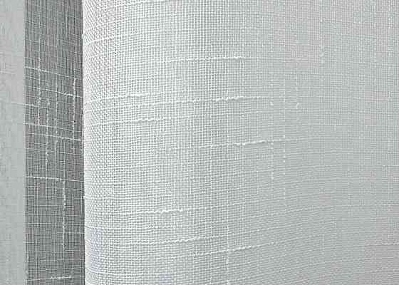 Тюль на люверсах VR-Textil 115т Лен однотонный Белый 300х270 см (47-019) Киев