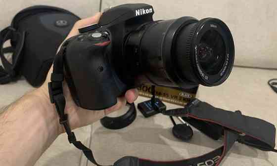 Фотоаппарат: NIKON D3300 , 18-55mm. VR II Kit + DX 18-55 + аккумуляторы . Киев