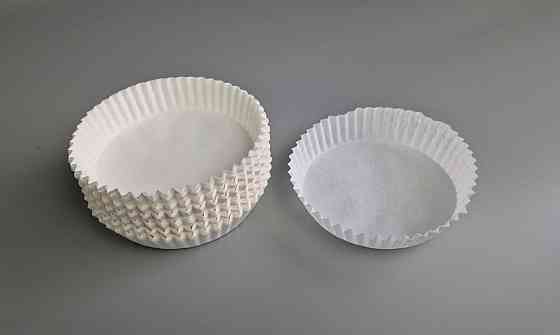 Тартолітка для кексів 11А кругла біла D90 H20 (100 шт.) (1 уп.) Харків