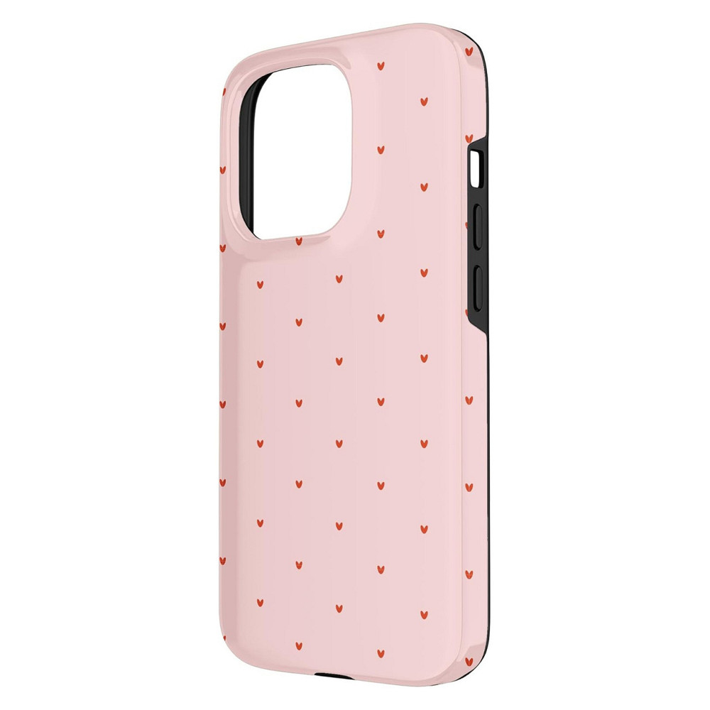 Чохол накладка бампер для iPhone 15 Pro Pink Aesthetic Pattern Cases рожевий двокомпонентний полікарбонат TPU ударозахисний Київ - фото 2