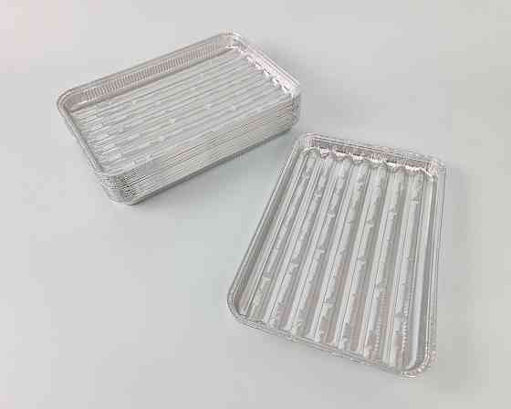 Форма для гриля прямоугольная алюминиевая 1550мл X20G(F) 100шт в упаковки (1 пачка) Харьков