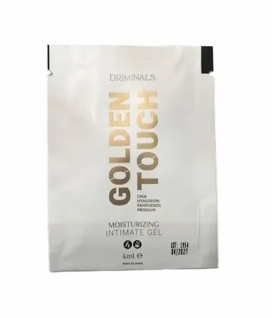 Пробник екстразволожувального гель-лубриканту Driminals Golden Touch (4 мл), водна основа Львів