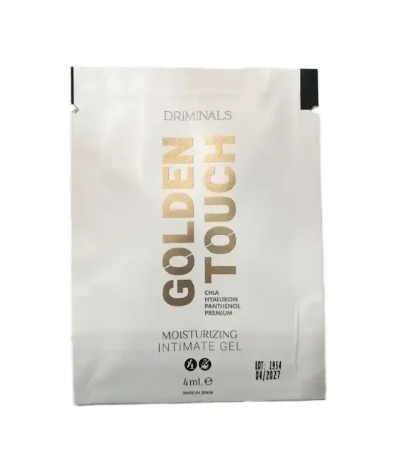 Пробник екстразволожувального гель-лубриканту Driminals Golden Touch (4 мл), водна основа Львів - фото 1