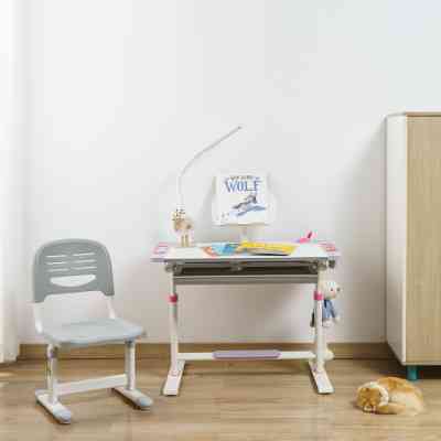 Парта со стулом FunDesk Littonia Pink Винница