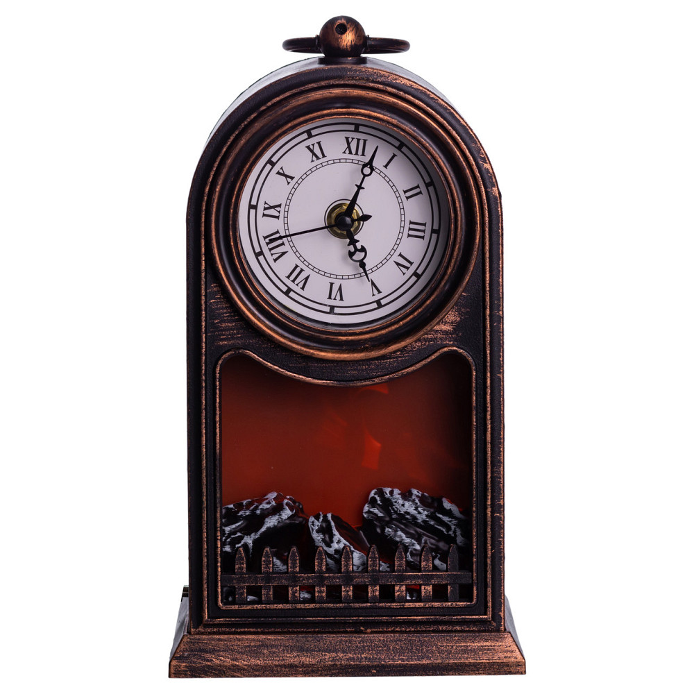 Yiwu Декоративний камін-годинник LED-підсвічування USB 25×14×40 (см) CR-3-6 Київ - фото 4