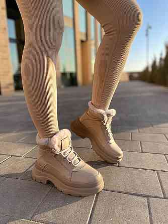 Черевики жіночі BR 07 капучіно шкіра натуральна зимові 39р. (4895) Коломия