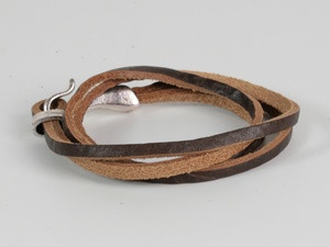 Браслет із коді коричневий Київ - фото 1