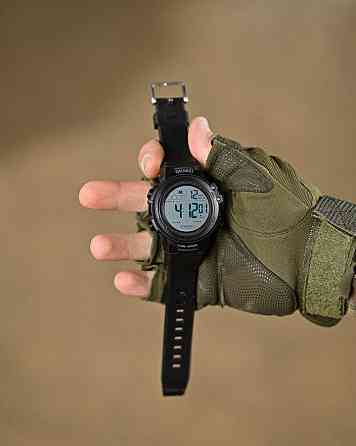 Skmei Чоловічий водостійкий тактичний годинник Skmei black Одеса