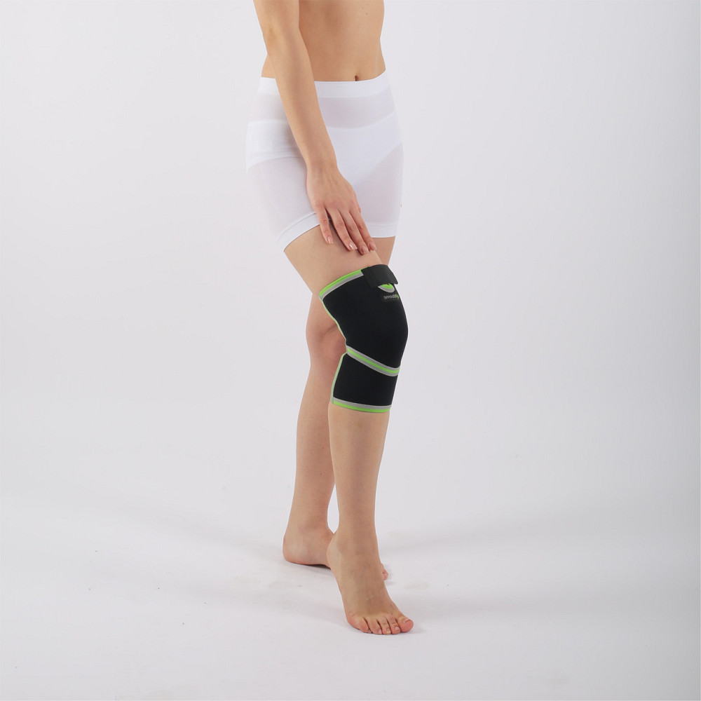 Бандаж на коліно неопреновий, компресійний з пружинами по обидва боки ORTHOPEDICS MEDICAL SMT2101, Розмір XL Кам'янець-Подільський - фото 3