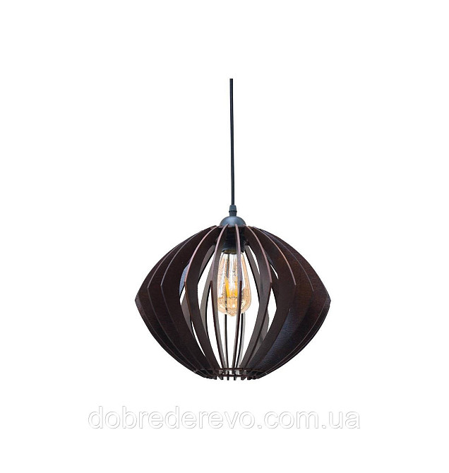 Люстра лофт, LOFT дерев'яні люстри лофт, підвіс, Світильник Loft Вижниця - фото 2