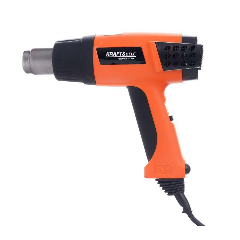 Строительный фен с насадками  Kraft & Dele KD3028  2000 Вт Киев - изображение 6