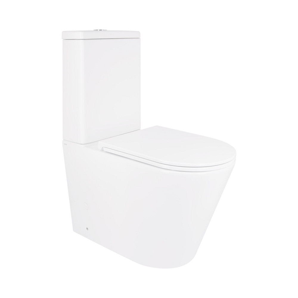 Унітаз-компакт Qtap Scorpio безобідковий Ultra Quiet із сидінням Soft-close QT14226088AW Київ - фото 1