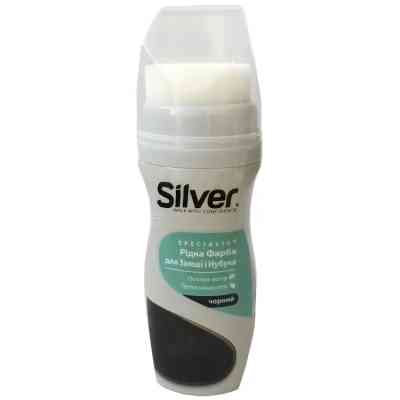 Фарба для взуття Silver Рідка для замші і нубука Чорна 75 мл (8690757001232) Вінниця