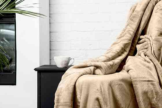 Ecotton Плед Ecotton 220х240 см із мікрофібри Well Soft темно-бежевий (Beige) Коломия