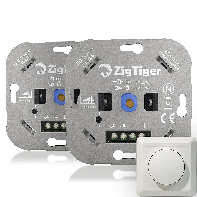 Регулятор яскравості світла Zigtiger ZTD-EU5 Луцьк - фото 1