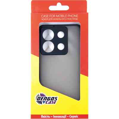 Чохол до мобільного телефона Dengos Matte Xiaomi Redmi Note 13 Pro 5G (black) (DG-TPU-MATT-142) Вінниця