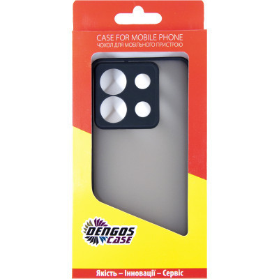 Чехол для мобильного телефона Dengos Matte Xiaomi Redmi Note 13 Pro 5G (black) (DG-TPU-MATT-142) Винница - изображение 5