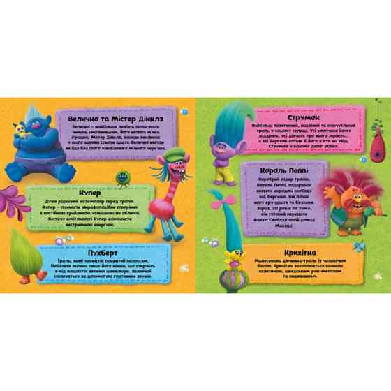 Альбом з наклейками Тролі Ранок 962003 Твій творчий альбом Вінниця