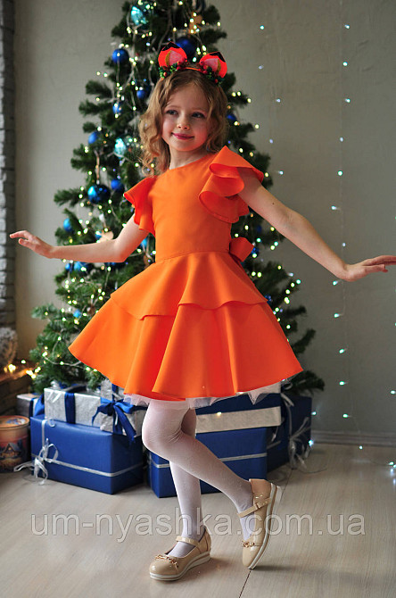 Красивий одяг Лисички помаранчеве плаття Лисичка Білочка Мандаринка Апельсинка Осінь Кривий Ріг - фото 9