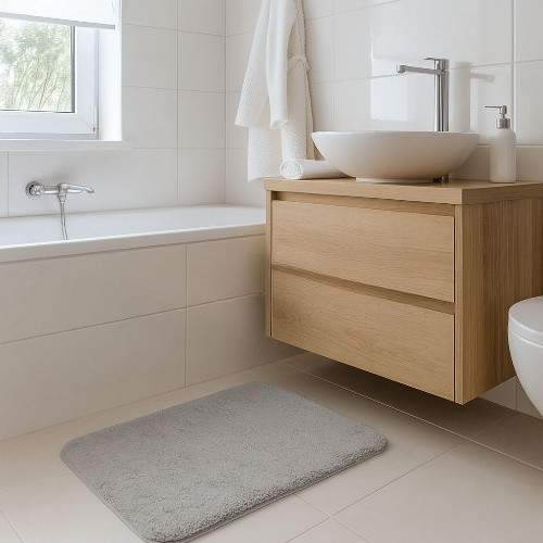 Килимок універсальний для підлоги Комфорт 60*100см світло-сірий Дариана Житомир - фото 2