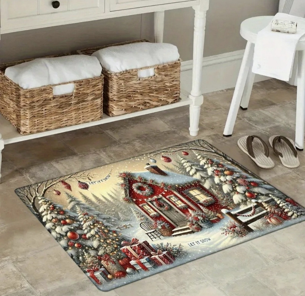 Килимок різдвяний з принтом 40х60 см Смела - изображение 4