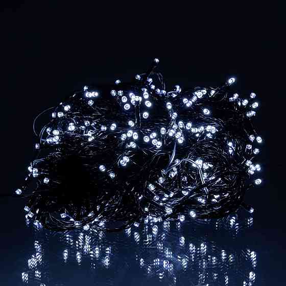 Гірлянда Різдвяна фея вулична 50 (м) 500 LED чорний провід Білий CF500L50MBW Київ