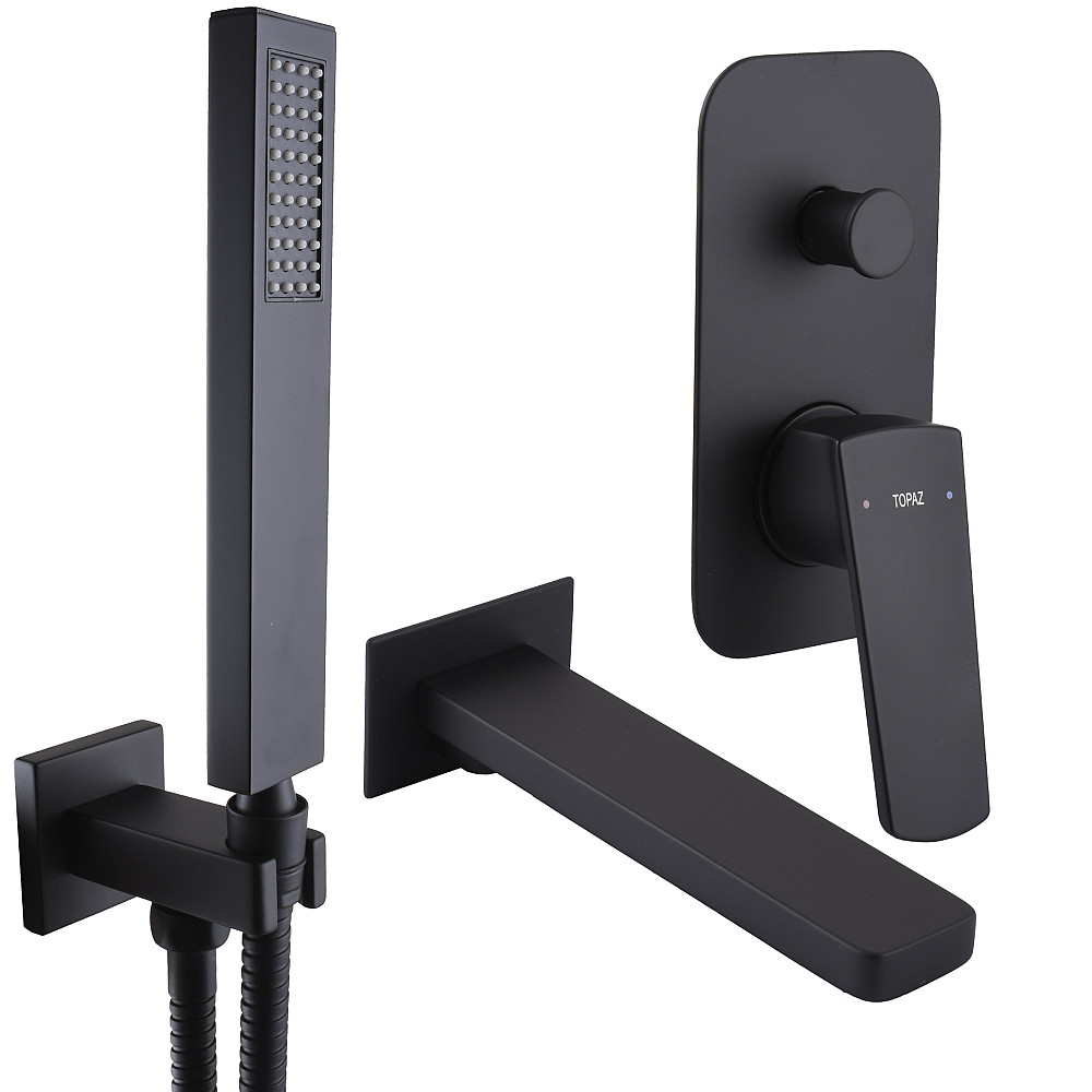 Змішувач для ванни вбудований TOPAZ LEXI TLG 21202-H21-BL Тернополь - изображение 1