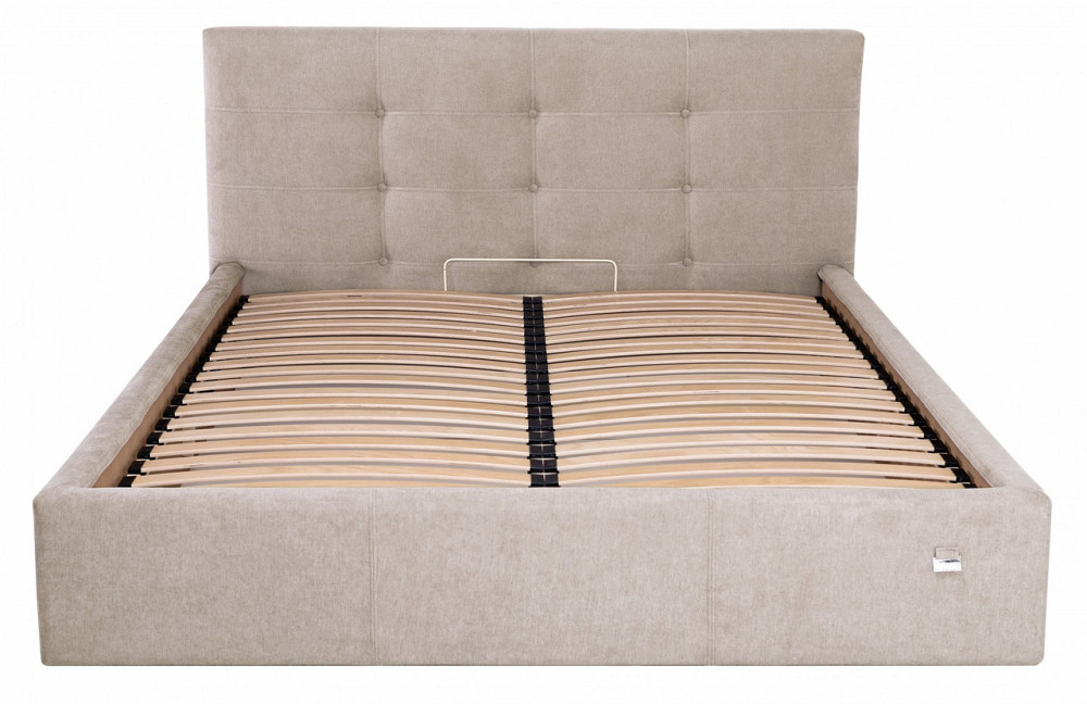 Кровать Двуспальная Manchester Comfort 180 х 190 см Мисти Mocco С подъемным механизмом и нишей для белья Мокко Днепр - изображение 12