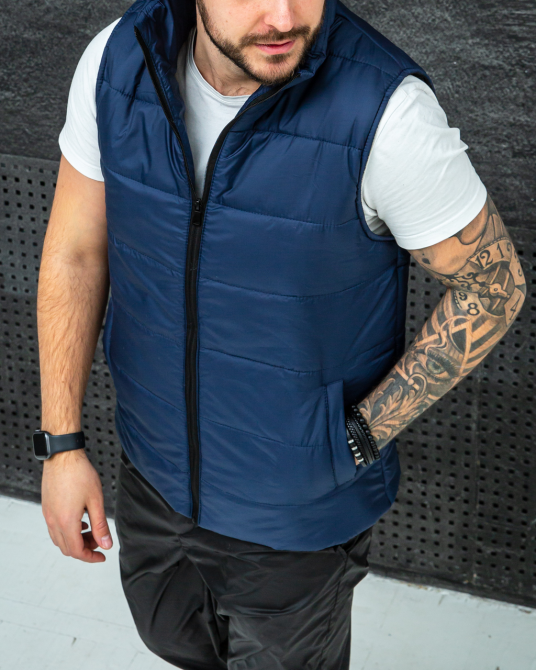 Жилетка чоловіча Синій L Харків - фото 5