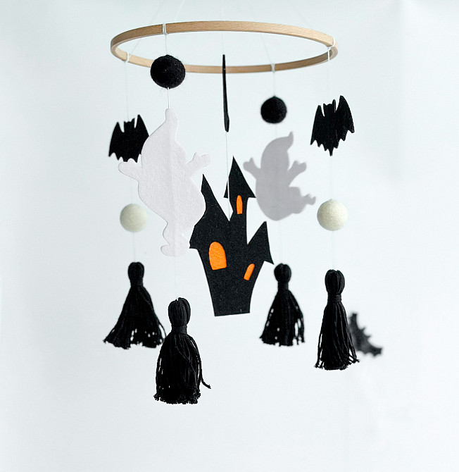 Мобіль на ліжечко для немовлят WoollyFox " Хеловін" Київ - фото 2