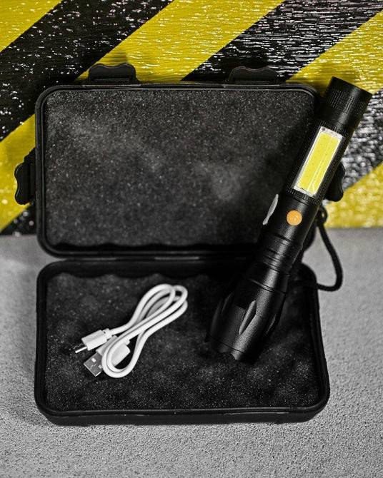 Ліхтарик ручний двосторонній на магніті Одеса - фото 3