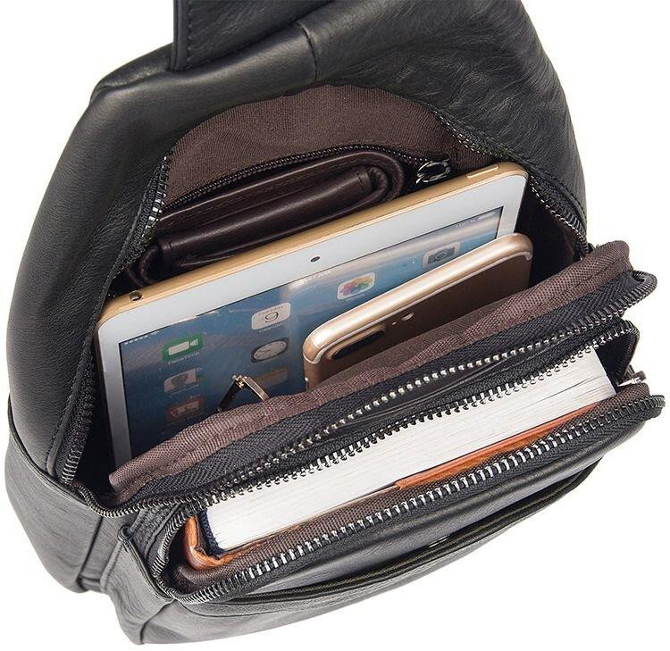 Сумка мужская Vintage 14477 Черная Киев - изображение 9