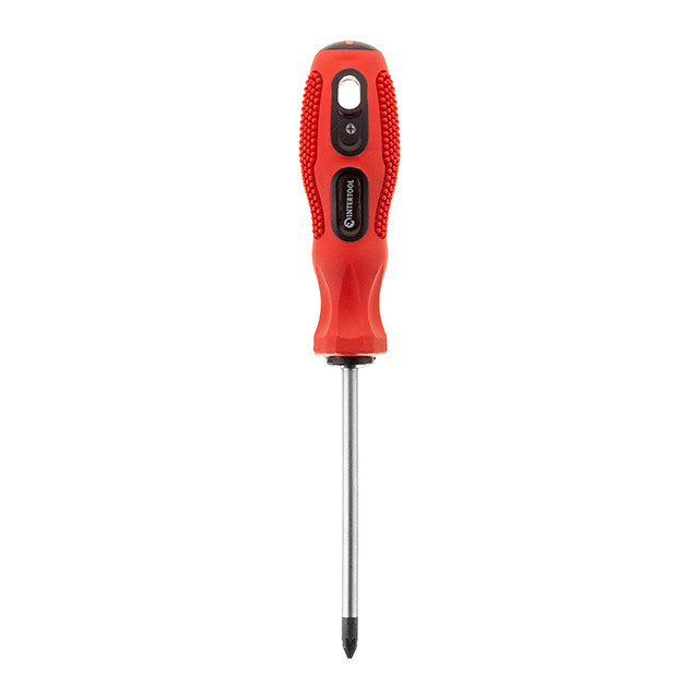Викрутка хрестова, PZ2×100 мм, Cr-V INTERTOOL VT-3159 Київ - фото 4