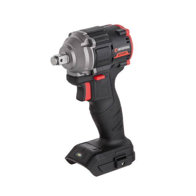 Гайковерт акумуляторний INTERTOOL WT-9363, 20 В, 350 Nm, COMPACT, 2500 об/хв, 3250 уд/хв, 1/2", без ЗП та АКБ - для автомайстерні Львів - фото 1