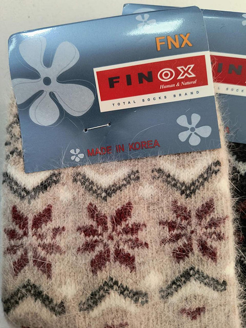 Зимние женские носки Корея Finox ангора (5 шт в наборе) размер 36-40 Киев - изображение 10
