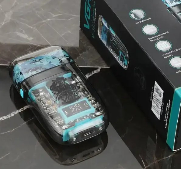 Електробритва акумуляторна VRG V-352, чорна Винница - изображение 4