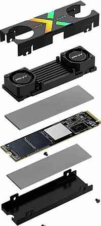 НОВИЙ SSD 1TB Pcie 5.0 (Швидкість читання: до 11500 МБ/с. Харків