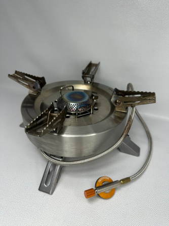 Б/У Туристическая газовая плита Fire-Maple Saturn 4400–11000 Вт складная кемпинговая с пьезоподжигом и кейсом для переноски Киев