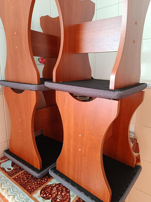 Три табуретки (комплект 3 шт) 35х35х44 см / МС - Яблоня Львов - изображение 8