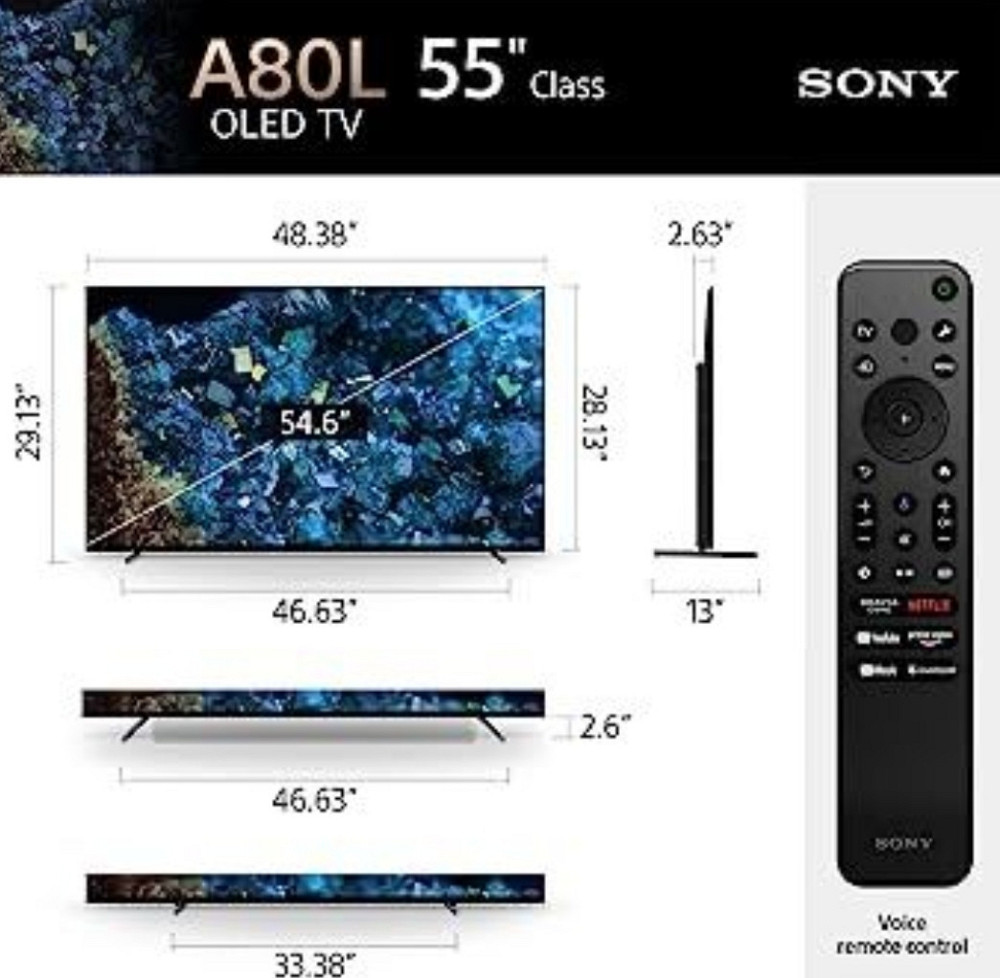 Телевізор: Sony XR-55A80L Харків - фото 5