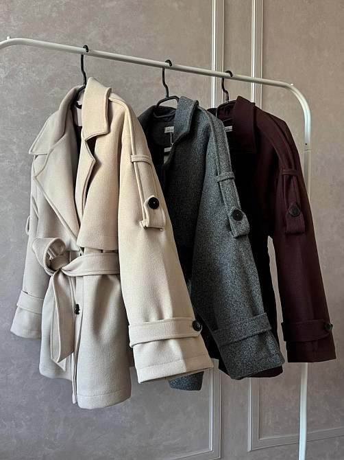 Женское короткое утепленное пальто оверсайз 42-46 Одесса - изображение 9