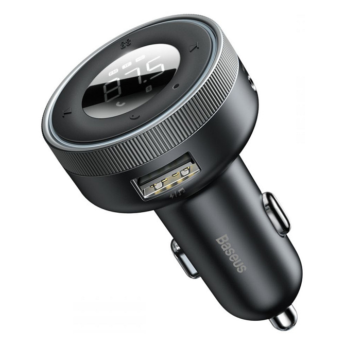 FM трансмітер модулятор Baseus Enjoy Car Wireless MP3 Charger CCLH-01 (Чорний) Николаев - изображение 1