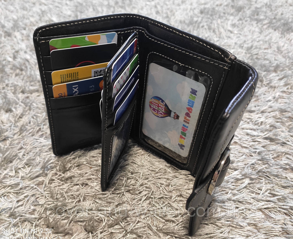 Невеликий жіночий шкіряний гаманець на багато карток Cosset Київ - фото 7