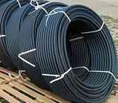 Труба из полиэтилена ПЭТ Ворсклапласт д.90 PN6 черн\син (100) Харьков