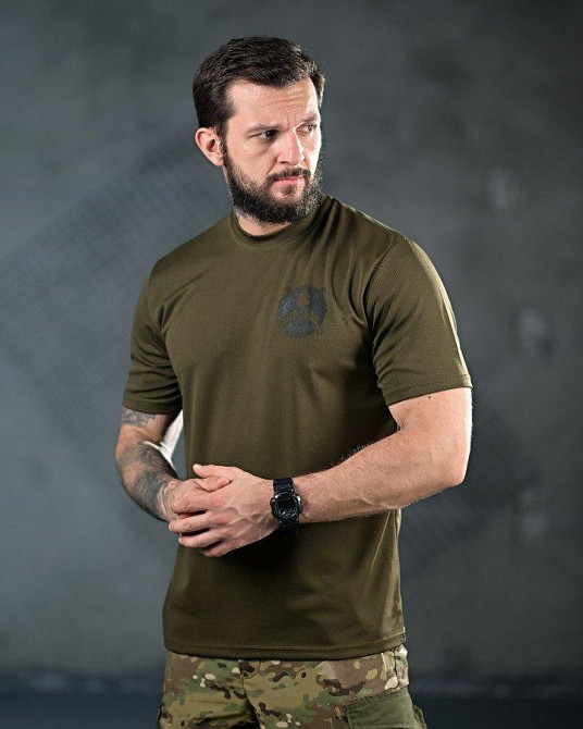 Тактическая потоотводящая Футболка Ні Жалю Ні Страху oliva ПП4694 Одеса - фото 3