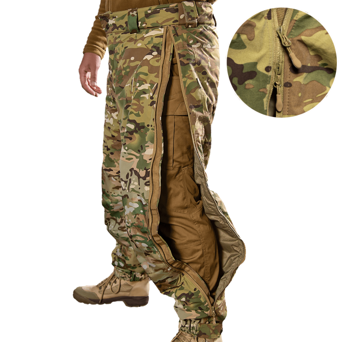 Зимовий тактичний водонепроникний комплект Defender 7 lvl (куртка та штани) Мультикам 2XL Вінниця - фото 7