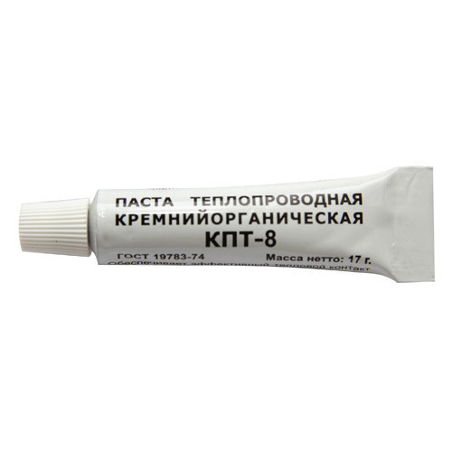 Паста теплопроводящая КПТ-8 17г тюбик Полтава - изображение 1
