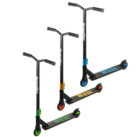 Трюковый самокат F10 Колеса PU 100мм, детский трюковой самокат для новичков для трюков до 100 кг Коломыя